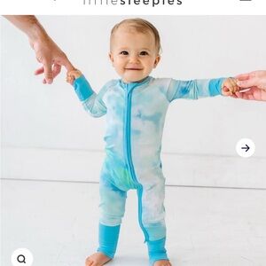 Little Sleepies Tidepool Watercolor Zippy